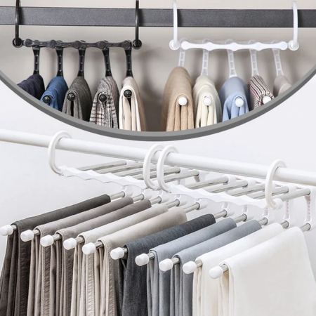 5in1 Trouser Hanger Wardrobe Organizer SpaceSaving  Buy Online in South  Africa  takealotcom